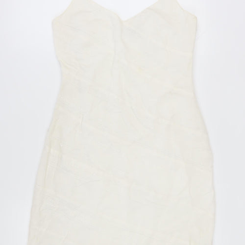 Rocha John Rocha Ivory Slip Dress, Size 10, Summer Sleeveless