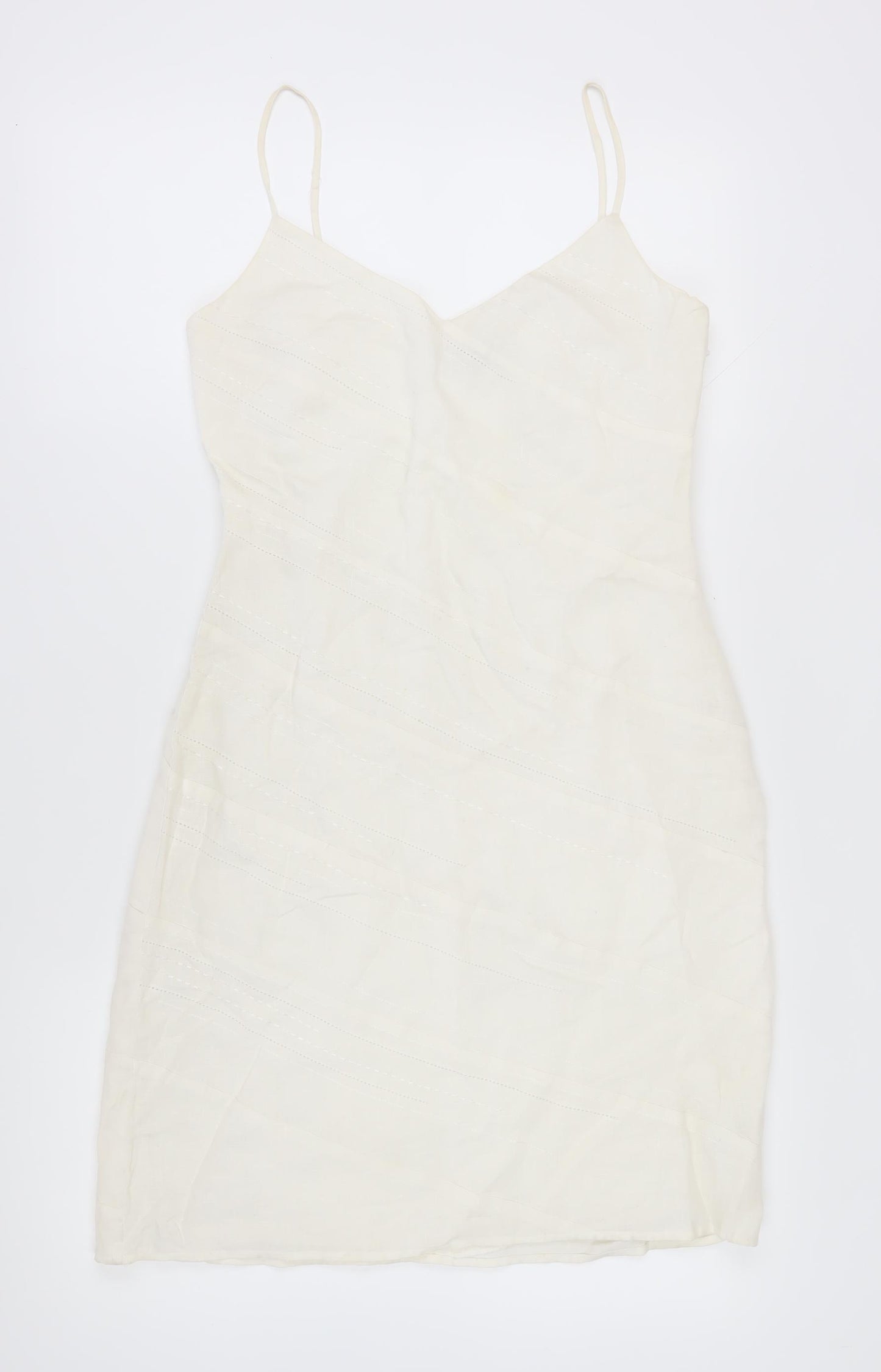 Rocha John Rocha Ivory Slip Dress, Size 10, Summer Sleeveless