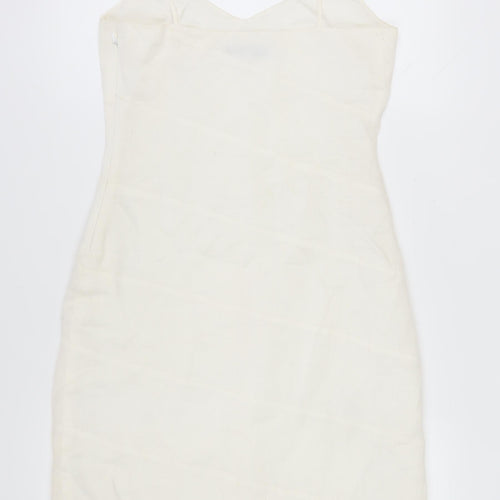 Rocha John Rocha Ivory Slip Dress, Size 10, Summer Sleeveless