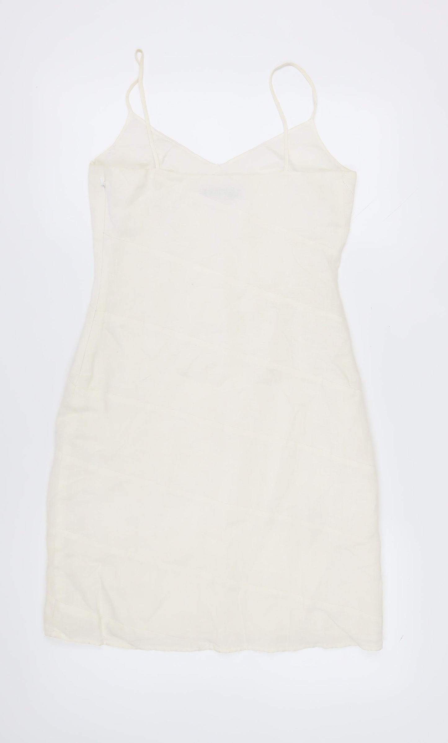 Rocha John Rocha Ivory Slip Dress, Size 10, Summer Sleeveless