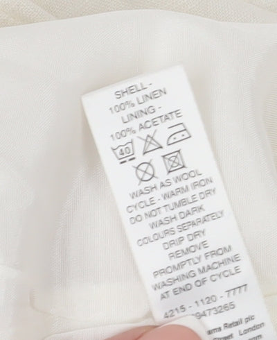 Rocha John Rocha Ivory Slip Dress, Size 10, Summer Sleeveless