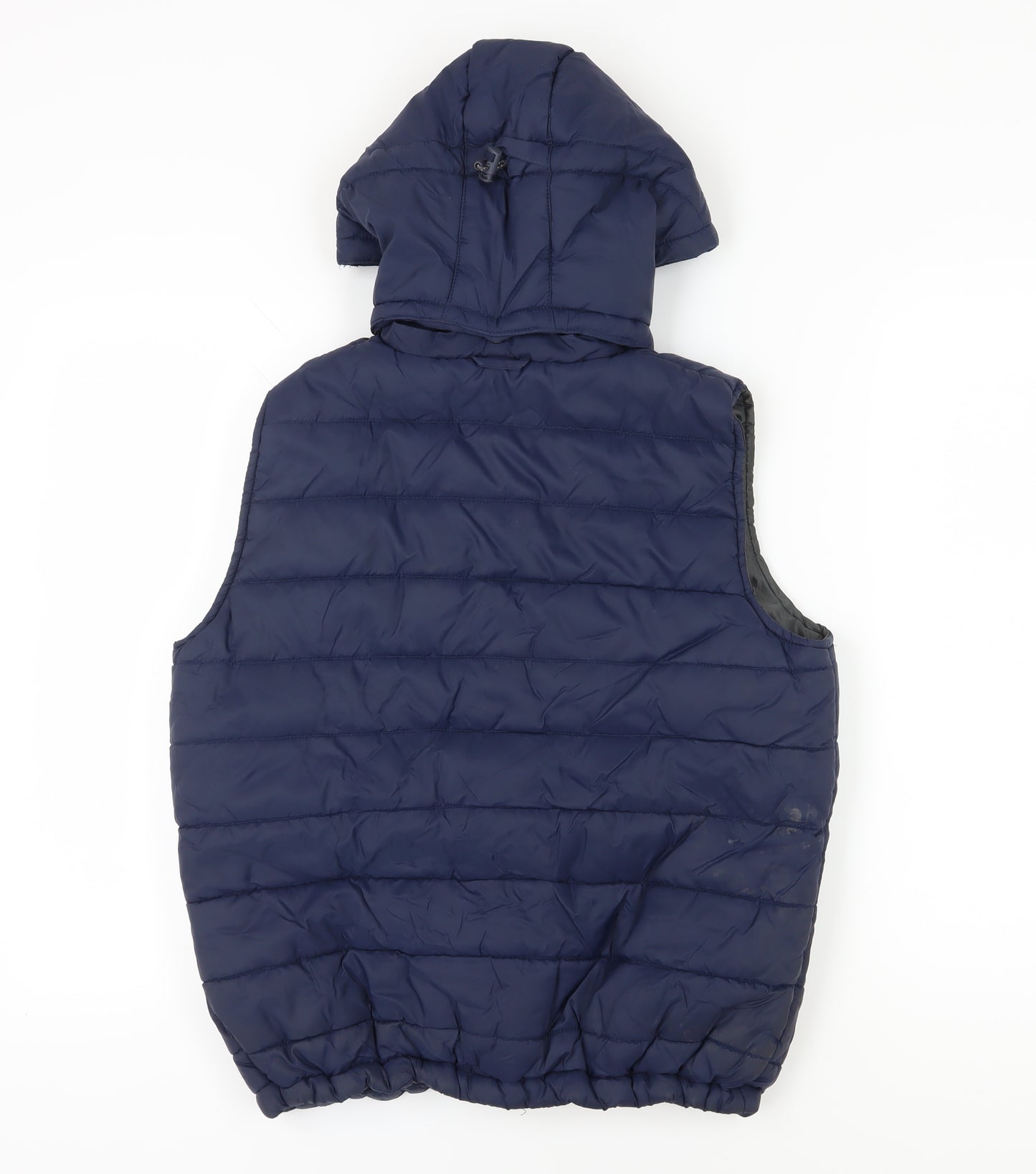 Trespass Men's Blue Puffer Waistcoat 2XS Hooded Casual Zip