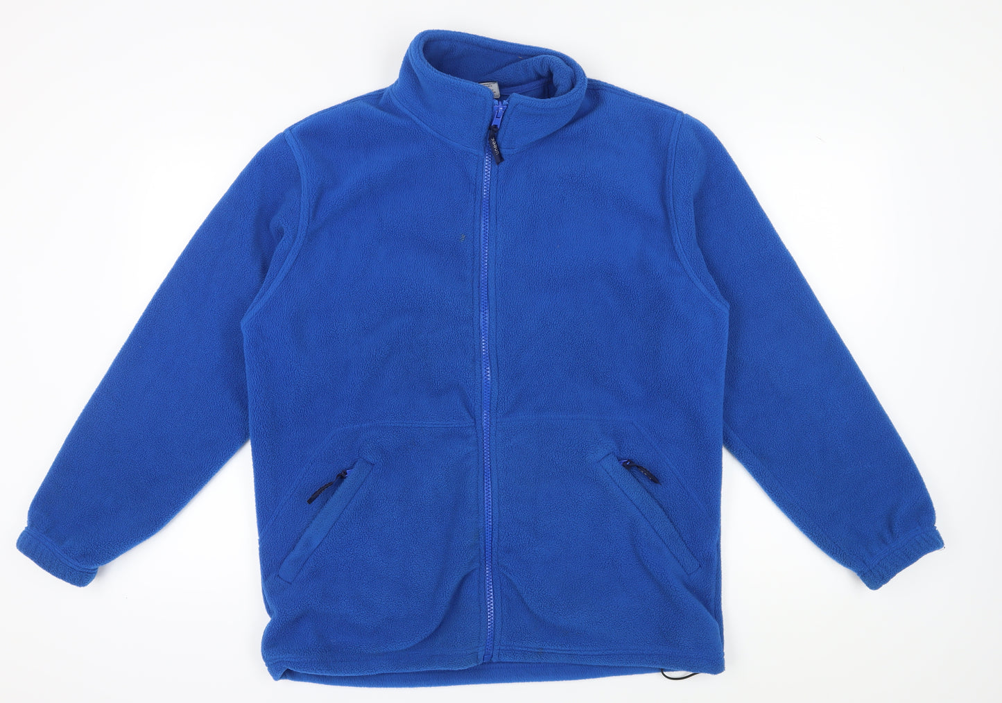 Uneek Men's Blue Fleece Jacket Size M