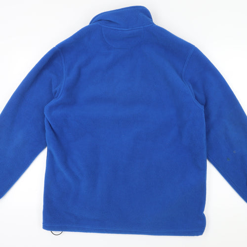 Uneek Men's Blue Fleece Jacket Size M
