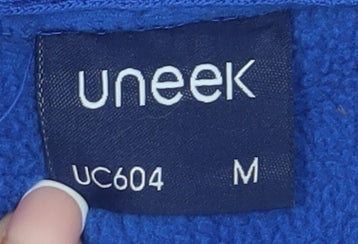 Uneek Men's Blue Fleece Jacket Size M