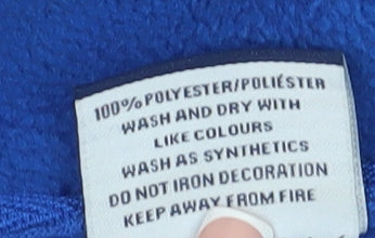 Uneek Men's Blue Fleece Jacket Size M