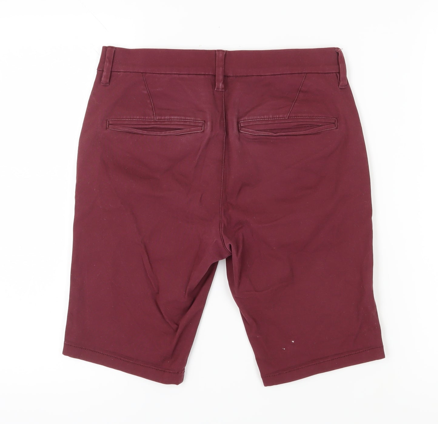 Topman Men's Red Chino Shorts Size 28
