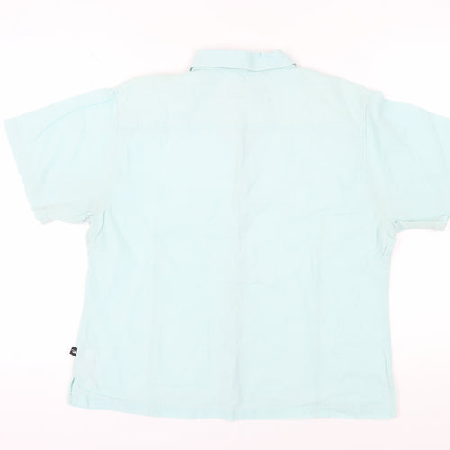 Mountainlife Women's Green Button-Up Shirt Size 16