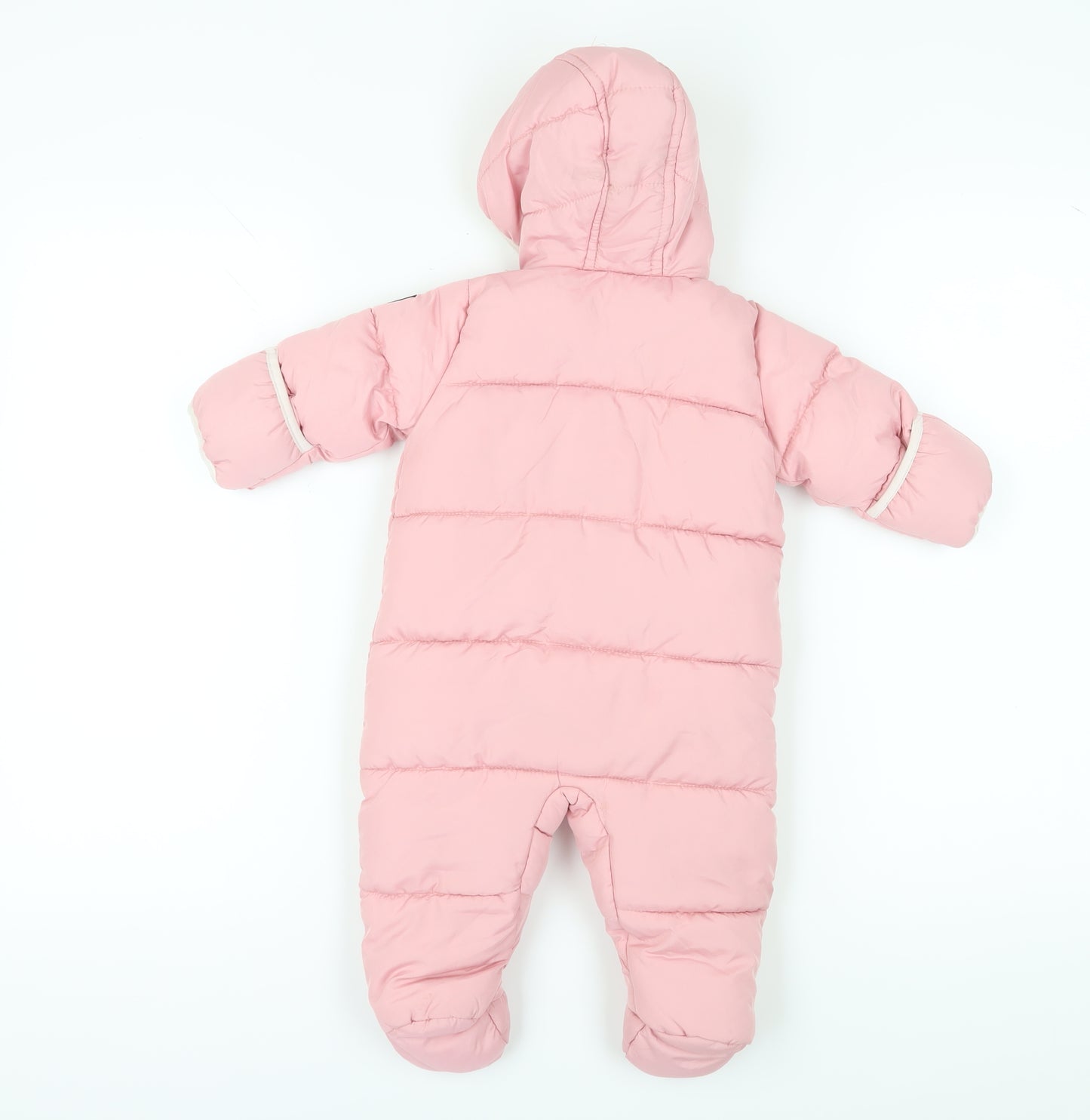 DKNY Pink Unisex Baby Snowsuit 6-9 Months