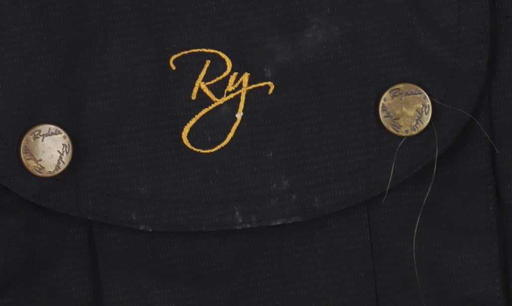 Rydale Women's Black Biker Jacket XL Belted