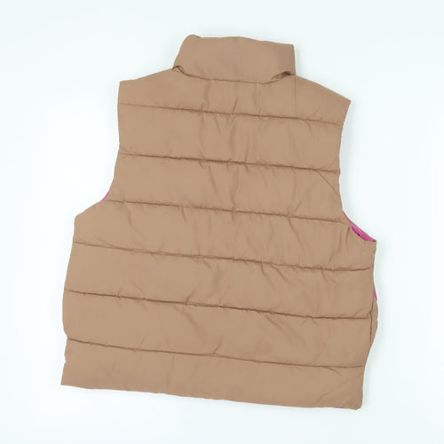 Noisy May Women's Brown Puffer Waistcoat L