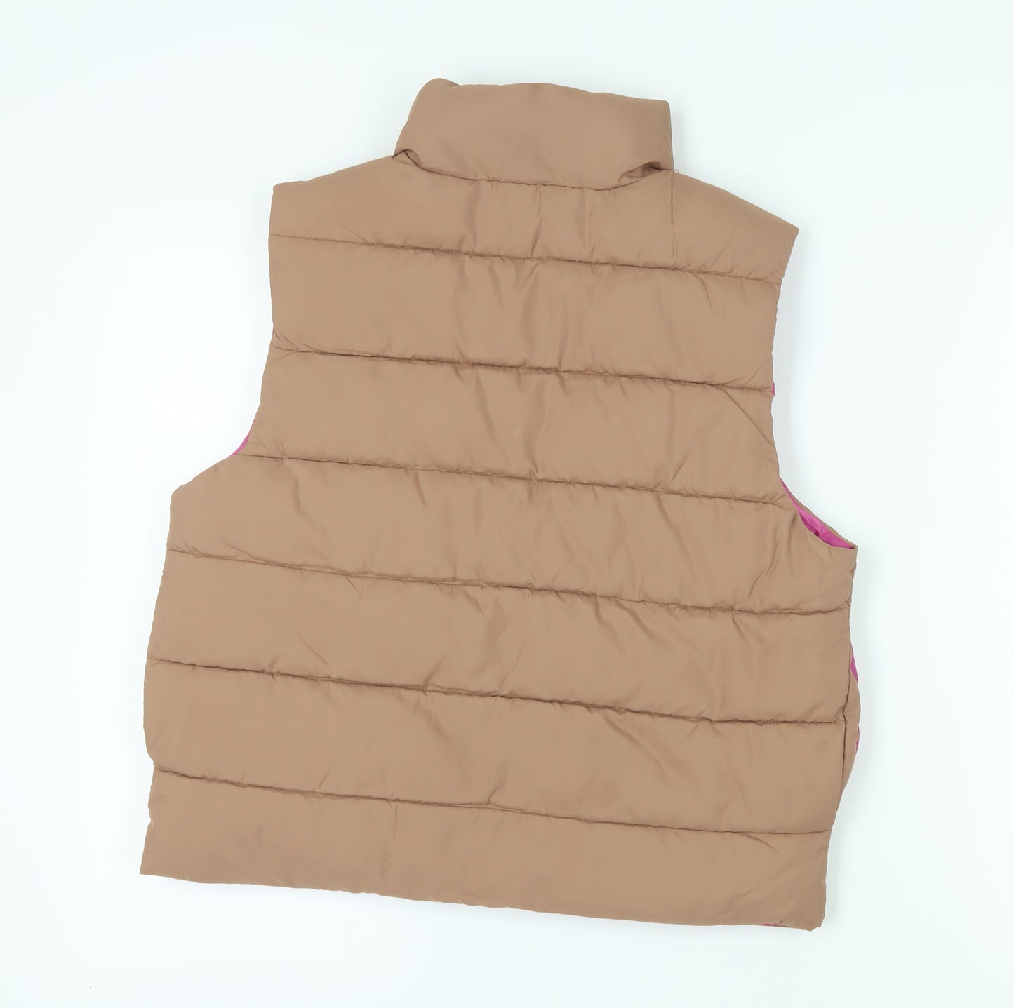 Noisy May Women's Brown Puffer Waistcoat L