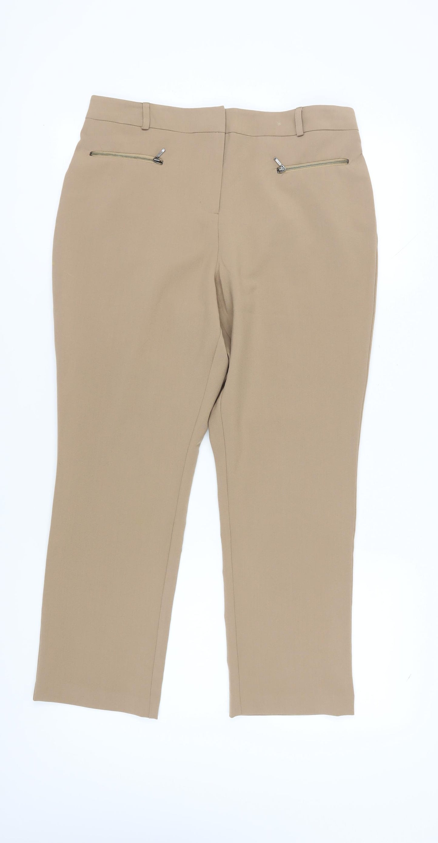 Marisota Women's Beige Trousers Size 14