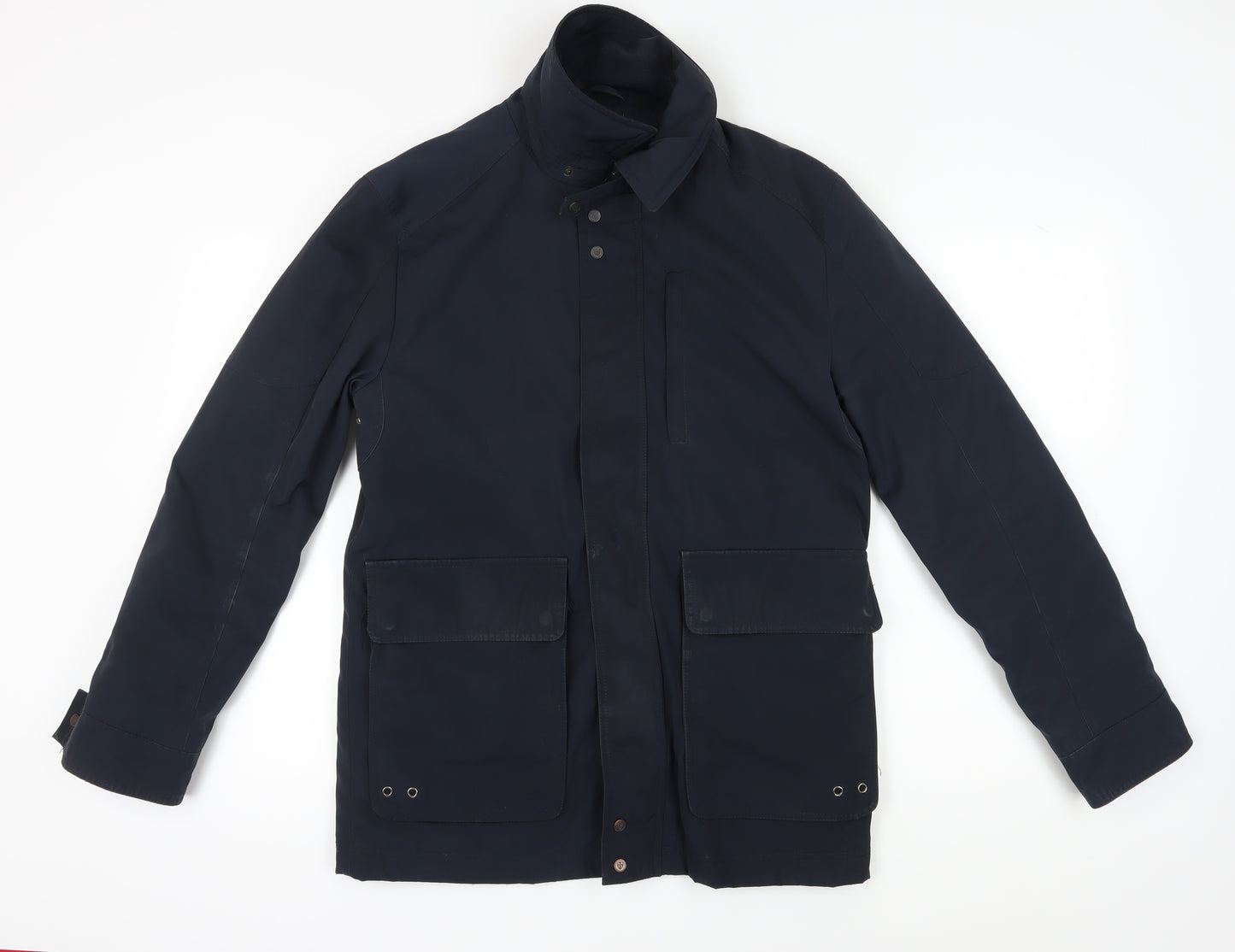 Riley Men's Blue Military Jacket Size 50 Lined