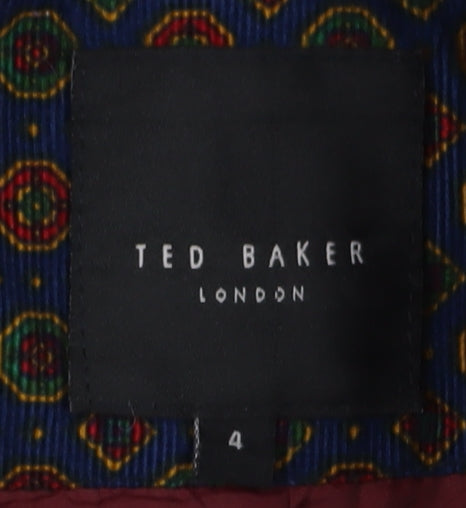 Ted Baker Men's Black Casual Jacket, Size 4