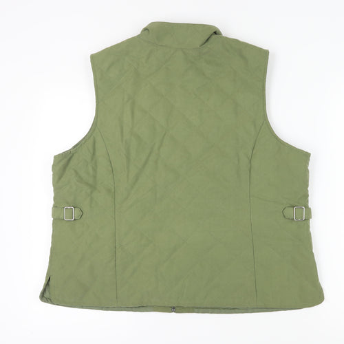 Orvis Women's Green Quilted Waistcoat XL