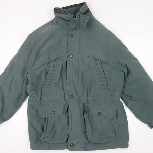 BHS Mens Green Field Jacket, Size L, Winter Casual