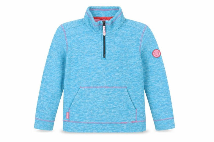 Regatta Girls Blue 1/4 Zip Sweatshirt, 11-12 Years, Casual Wear