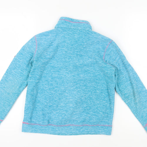 Regatta Girls Blue 1/4 Zip Sweatshirt, 11-12 Years, Casual Wear