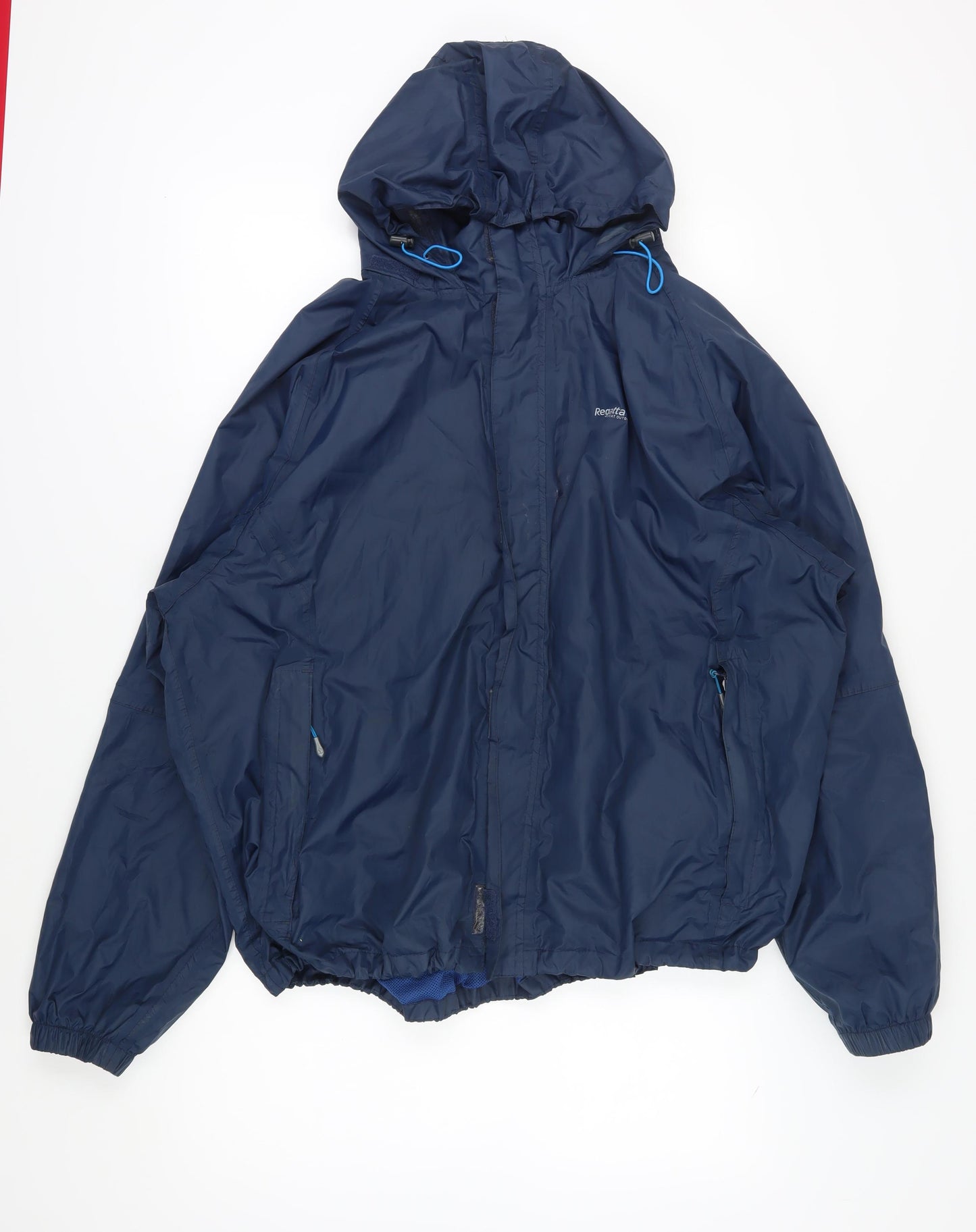 Regatta Men's Blue 3XL Hooded Windbreaker Jacket