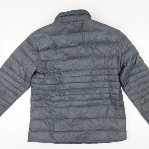 Crew Clothing Co. Men's Grey Puffer Jacket - Large