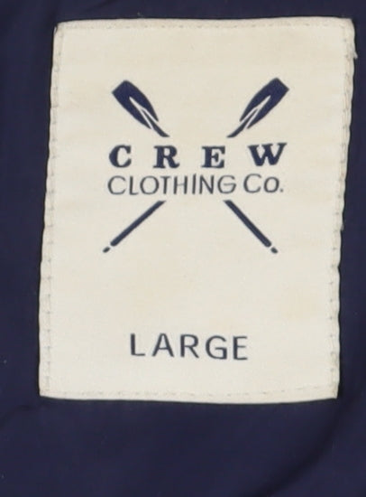 Crew Clothing Co. Men's Grey Puffer Jacket - Large