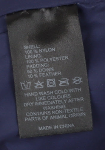 Crew Clothing Co. Men's Grey Puffer Jacket - Large