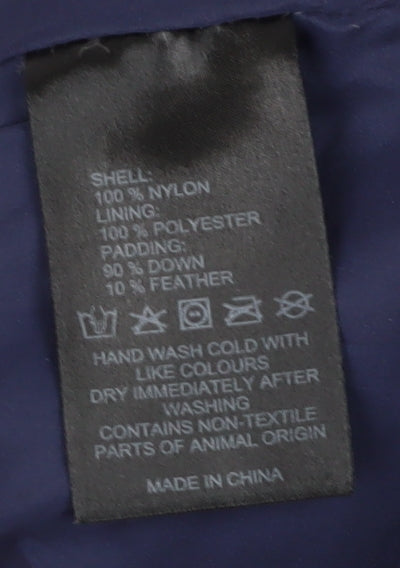 Crew Clothing Co. Men's Grey Puffer Jacket - Large