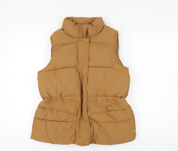I Saw It First Women's Brown Padded Waistcoat Size 12