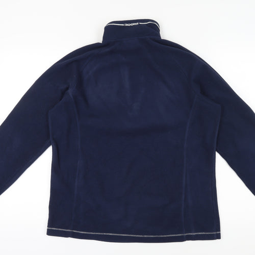 Craghoppers Women's Blue Fleece Henley Sweatshirt Size 14