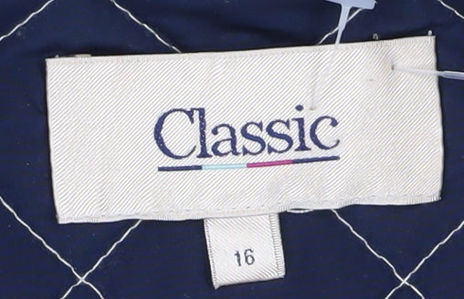 Marks and Spencer Women's Beige Quilted Waistcoat, Size 16