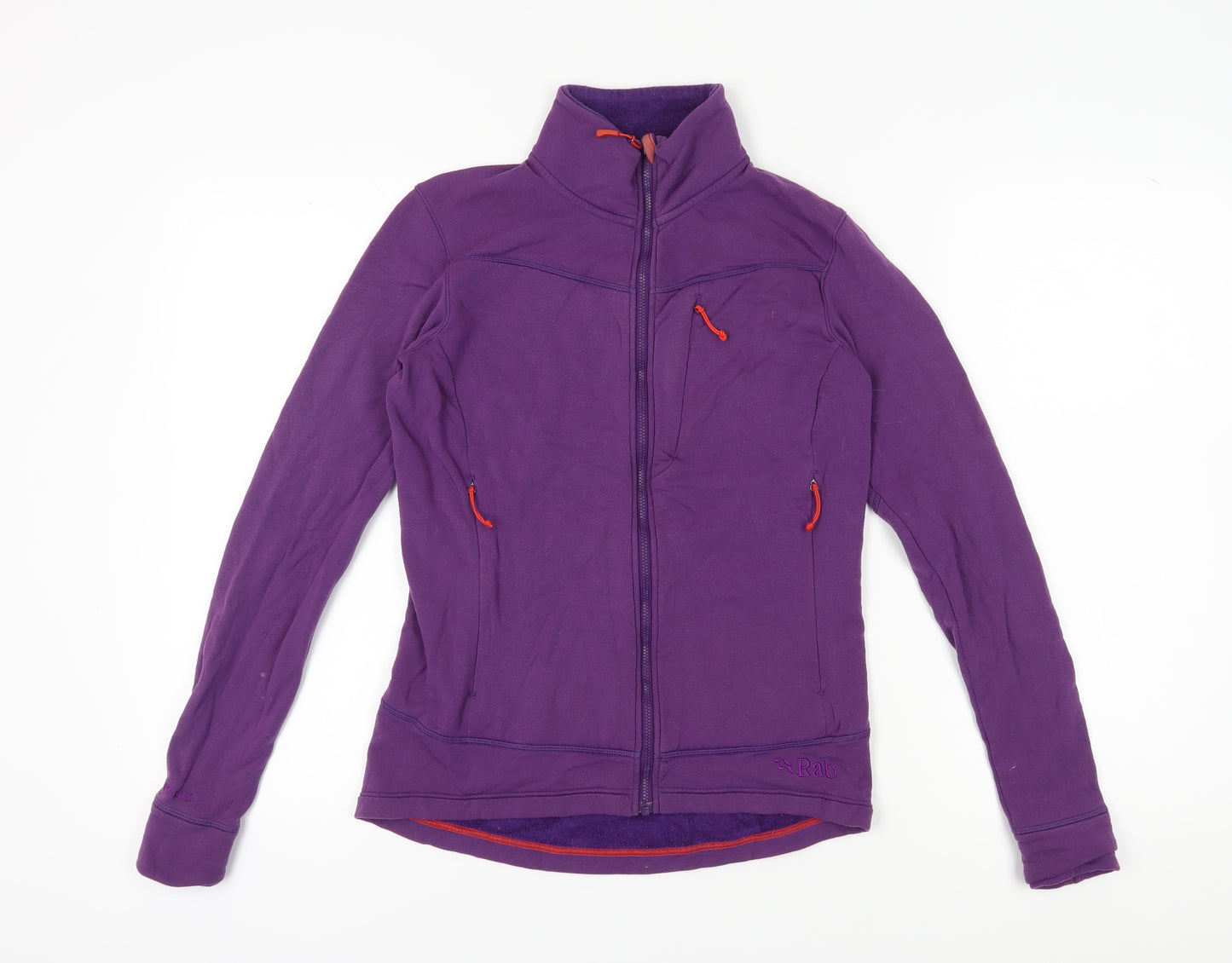 Rab Women's Purple Full Zip Sweatshirt UK 12