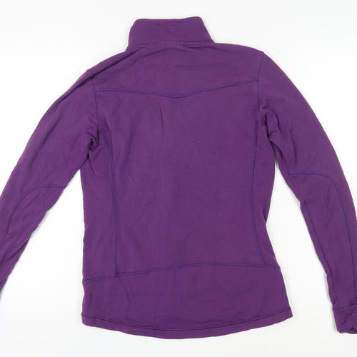 Rab Women's Purple Full Zip Sweatshirt UK 12