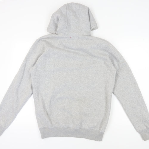 M KING Men's Grey Hoodie L - Embroidered Pullover