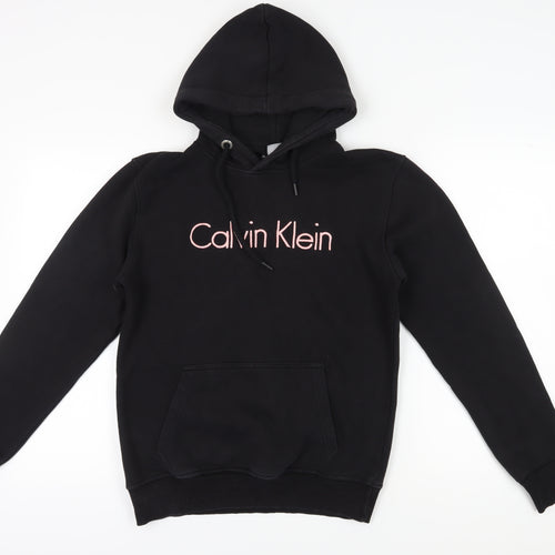 Calvin Klein Unisex Black XL Pullover Logo Hoodie