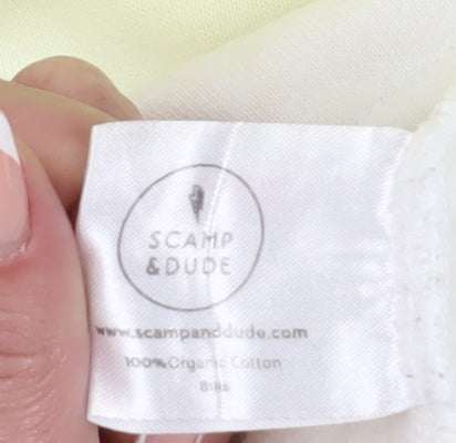 Scamp & Dude Women's Yellow Pullover Sweatshirt M