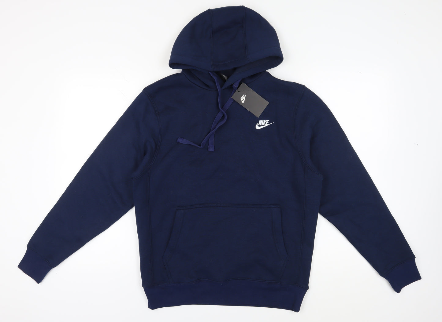Nike Men's Blue Pullover Hoodie - Medium