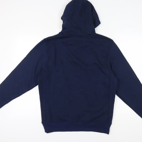 Nike Men's Blue Pullover Hoodie - Medium