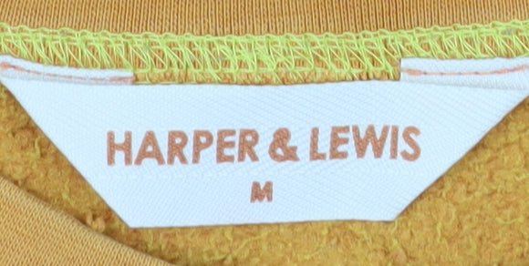 Harper & Lewis Orange Dinosaur Unisex Sweatshirt M