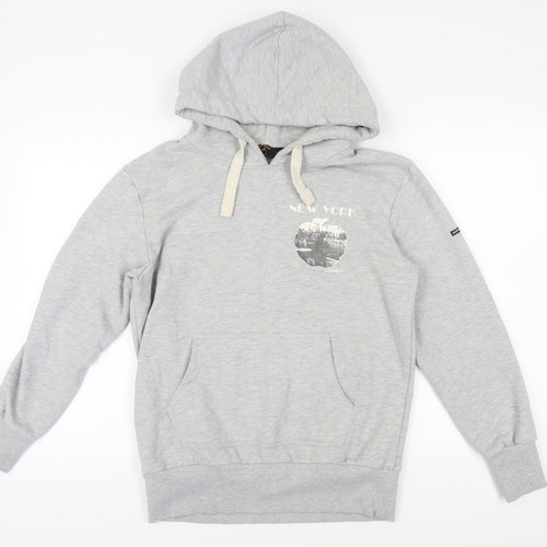 Superdry Women's Grey Pullover Hoodie Size 14