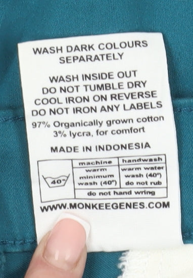 Monkee Genes Men's Blue Chino Trousers Size 32