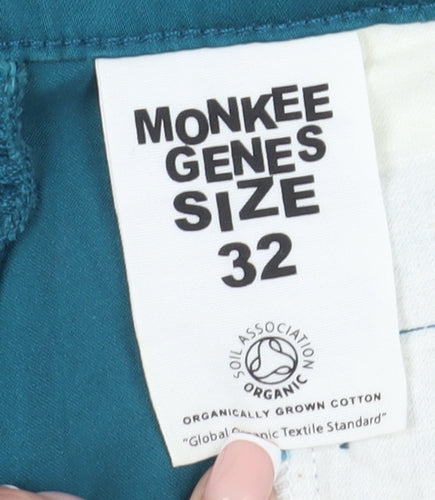 Monkee Genes Men's Blue Chino Trousers Size 32