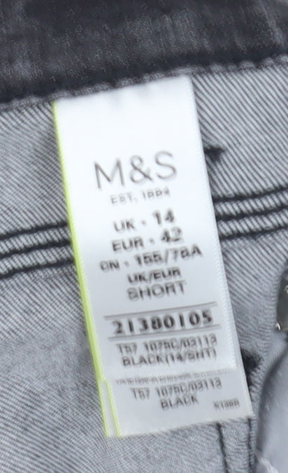 Marks and Spencer Black Classic Jeans Size 14