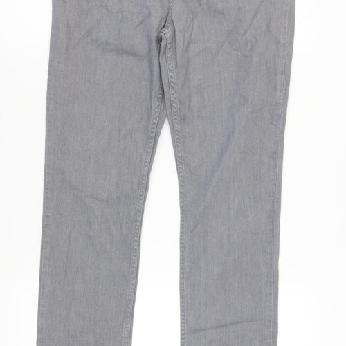 Marks & Spencer Women's Grey Straight Jeans Size 12