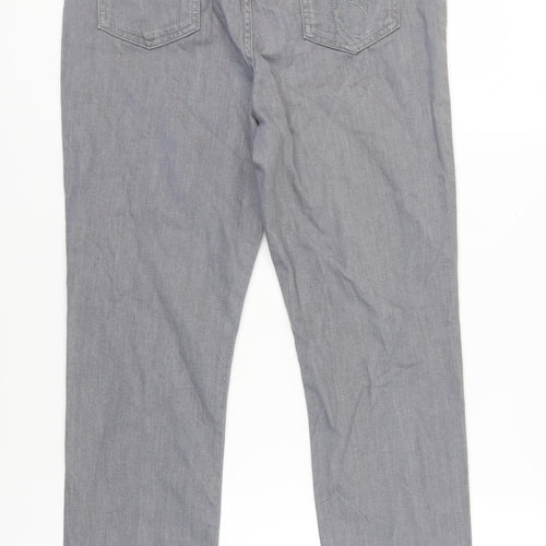 Marks & Spencer Women's Grey Straight Jeans Size 12