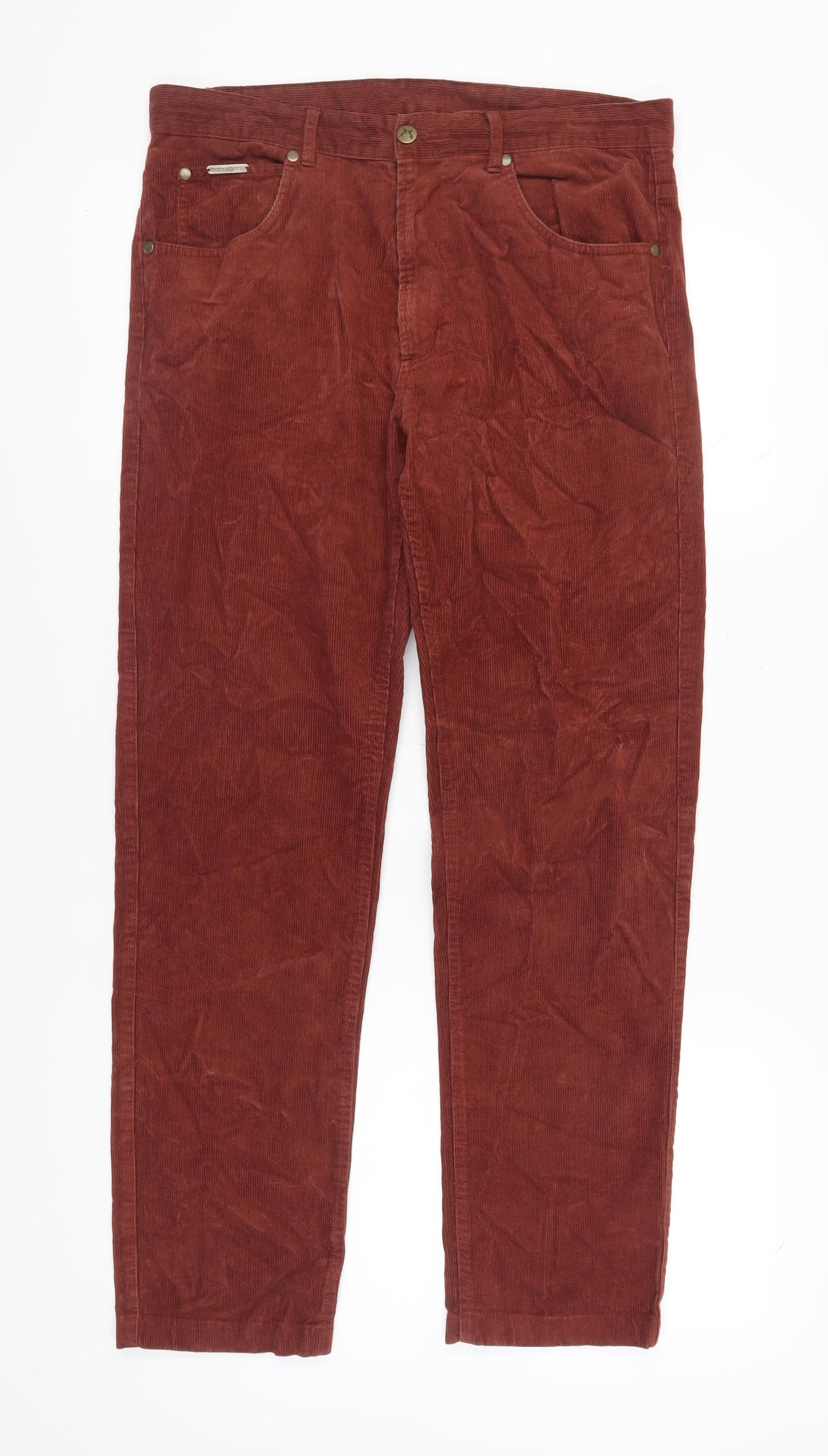 Peter Christian Men's Brown Corduroy Trousers Size 34