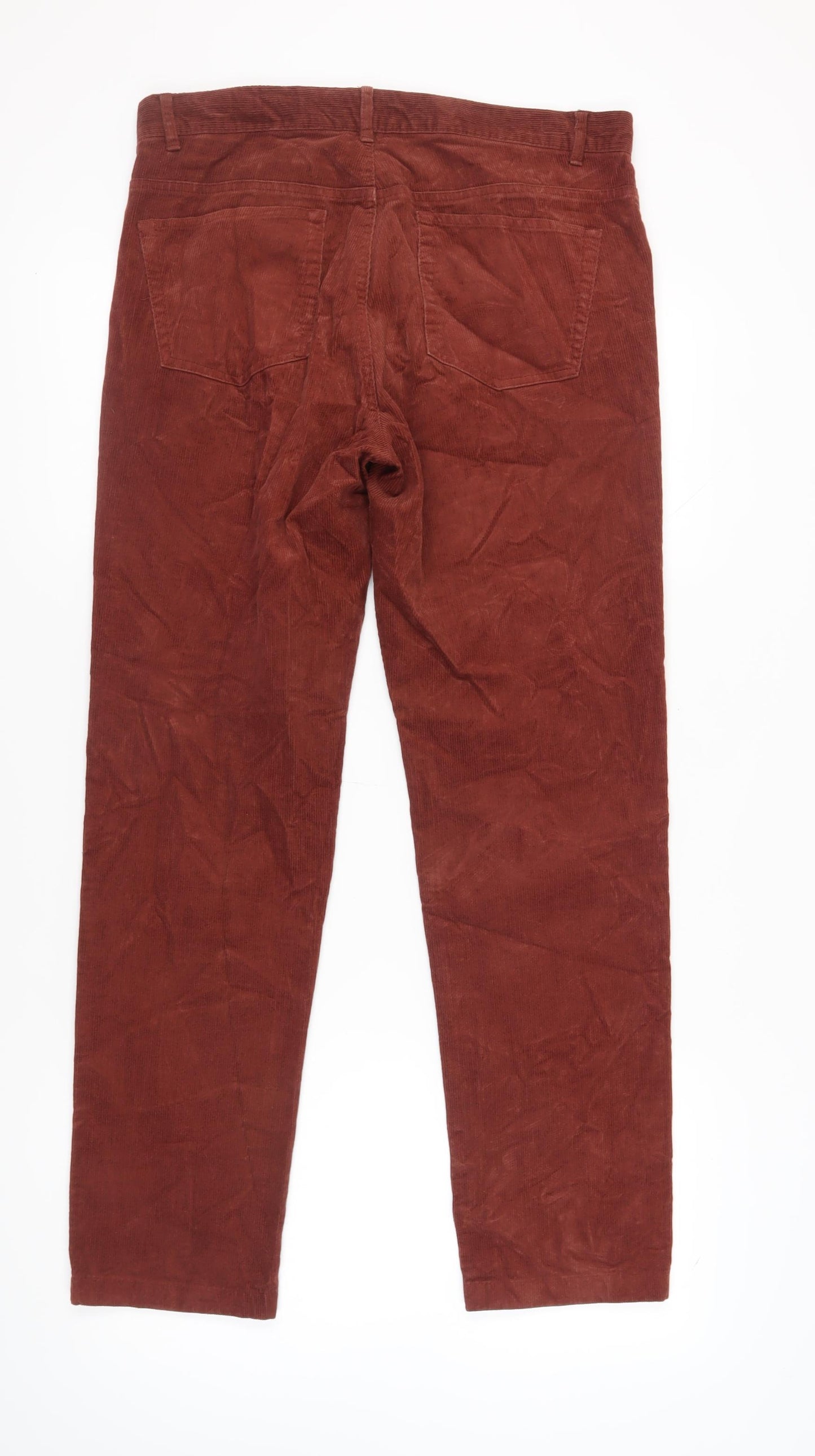 Peter Christian Men's Brown Corduroy Trousers Size 34