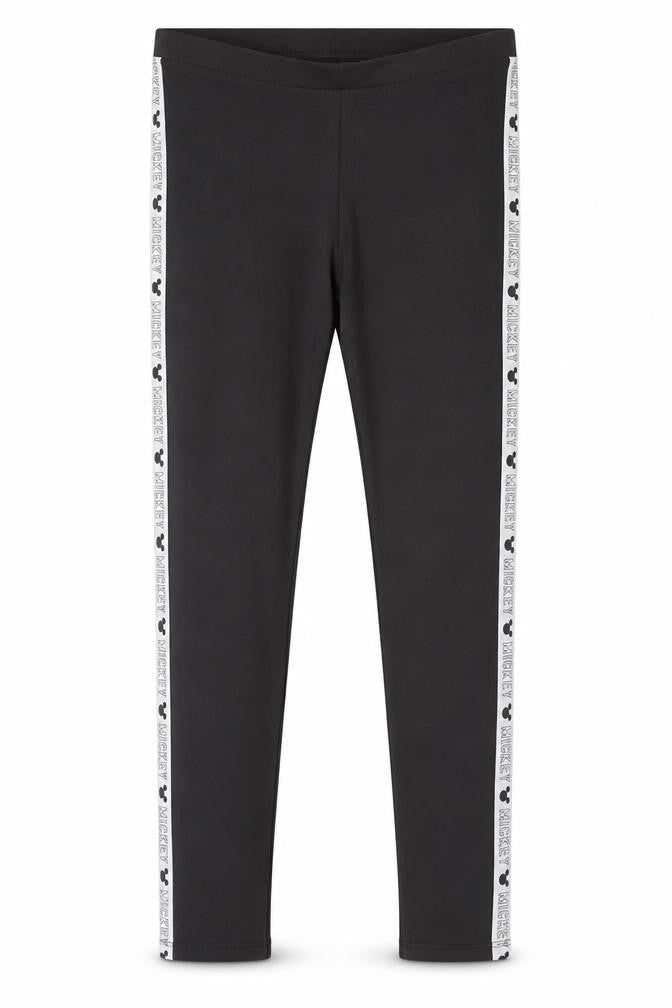 George Girls Black Ankle Leggings 12-13 Years Cartoon Mickey