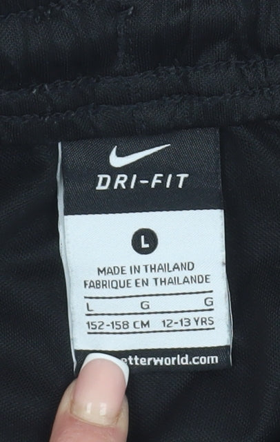 Nike Boys Black Athletic Shorts 12-13 Years - Quick Dry
