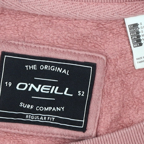 O'Neill Women's Pink Pullover Crew Neck Sweatshirt Size 12